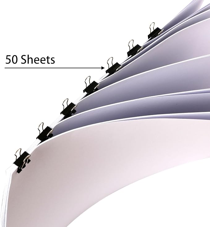 SANNIX 150 PCS Mini Binder Clips, 5/8 inch 15mm Binder Clips Black Paper Clamps - Image 4