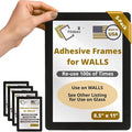 8.5 x 11 Adhesive Wall Frames by FodeezReusableAdhesiveFrame