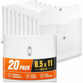 1InTheOffice Poly Envelopes Expandable Plastic Clear Envelope by 1InTheOffice