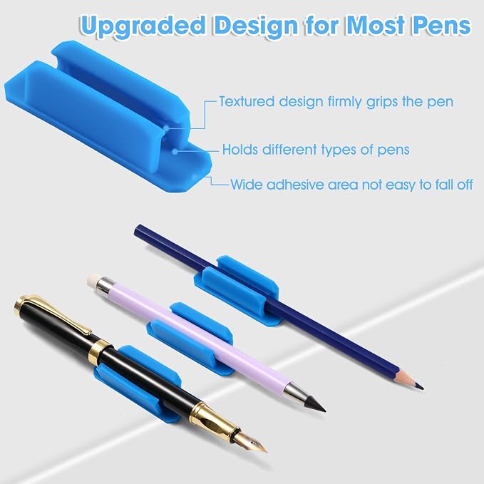 VZZNN Adhesive Pen Holders for Desk Set of 40 - Image 3