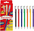Pentel Mattehop 1.0mm Gel Roller 7pc Wallet by PentelofAmerica