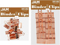 JAM PAPER Colorful Binder Clips Assortment by JAMPaper