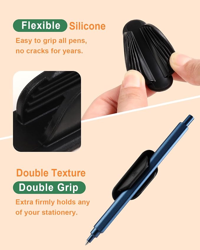 Tiizze Adhesive Pencil Holders for Desk Set of 20 - Image 2