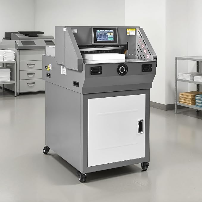VEVOR Electric Paper Cutter, Metal Programmable Paper Cutter Machine, 17.99 - Image 8