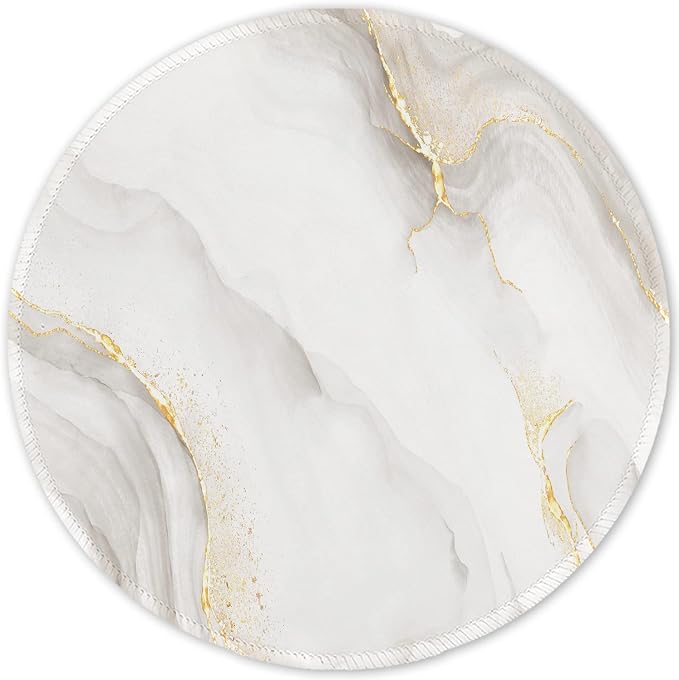 ITNRSIIET Round Mouse Pad with Stitched Edge Premium-Textured Waterproof by +ITNRSIIET