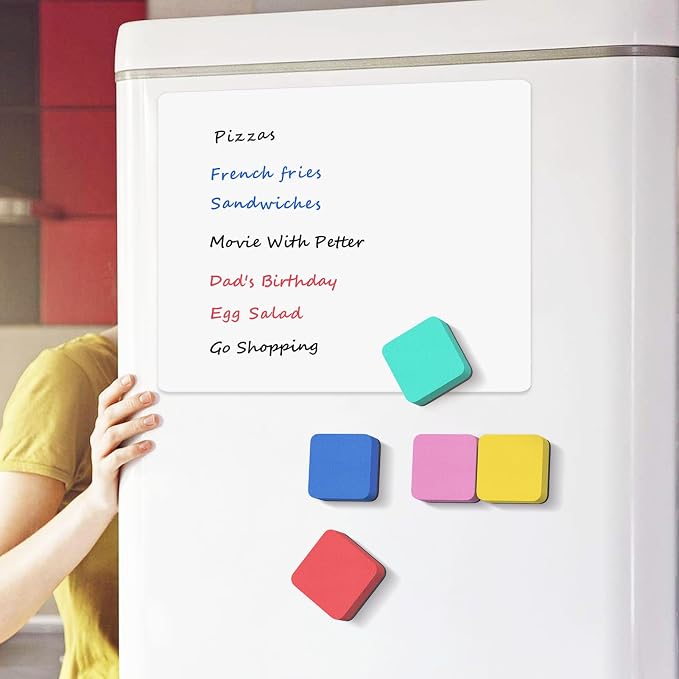 MaxGear Dry Erase Erasers, 48 Pack Magnetic Whiteboard Erasers, 6 Colors | Mini - Image 6