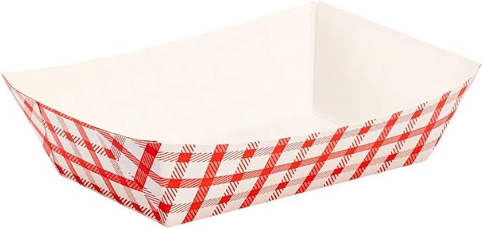 Karat Paper Food Trays Disposable Sturdy Food Boats, Leak Resistant | Ideal by Karat