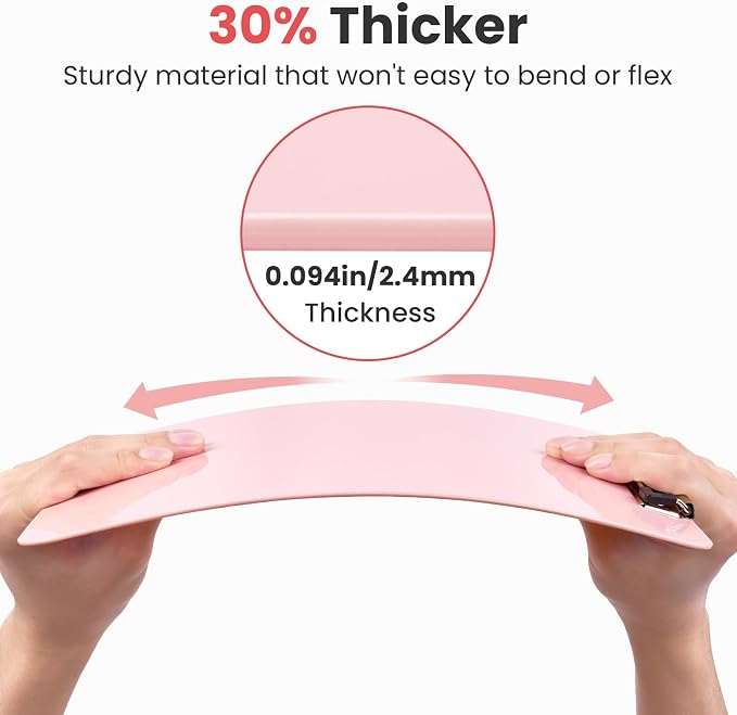 Sooez Plastic Clipboard with Pen Holder, Clip Boards 8.5x11 with Low Profile - Image 2