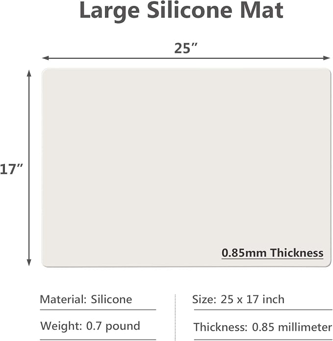 Gartful 25"x 17"x 0.03" Silicone Mats - Image 2