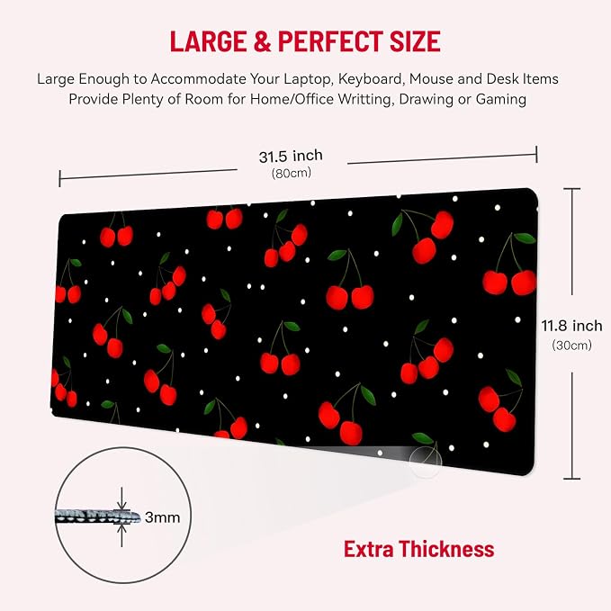 Mousepad Desk Mat Gaming Large Keyboard Cute Office Desktop Computer Laptop - Image 2