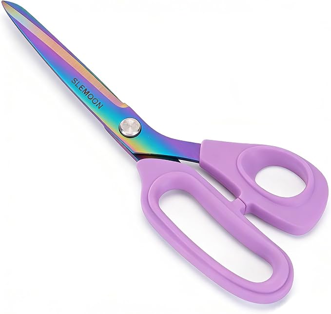 10" Scissors All Purpose, Heavy Duty Office Scissors | Sharp Blades and Comfort by SLEMOON