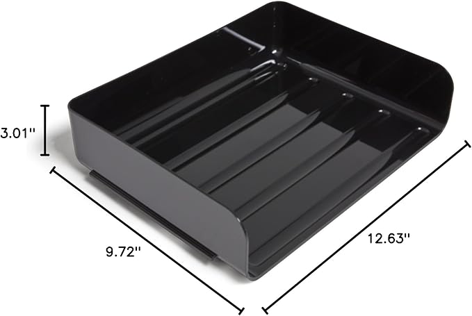 TRU RED Side‑Load Stackable Plastic Letter Tray, 6‑Pack – Desktop Paper - Image 6