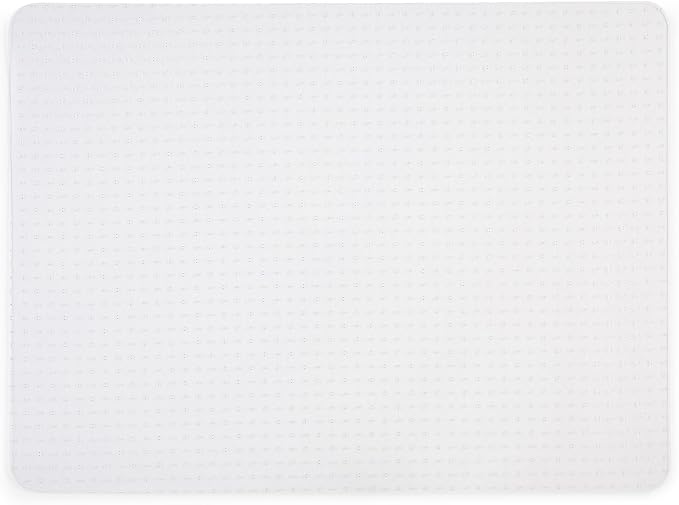 Staples Office Chair Mat, Flat-Pile Carpets, 48 x 36 Inch, Smooth Glide by Staples
