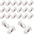 CRASPIRE 35Pcs Platinum Mini Metal Alligator Clips Small Sweater Clamps Spring by CRASPIRE