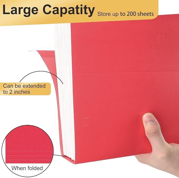 Hanging File Folders Legal Size, 50 Pack File Folders - Image 6