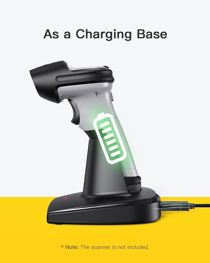 Inateck Barcode Scanner Charging Base, Suitable - Image 4