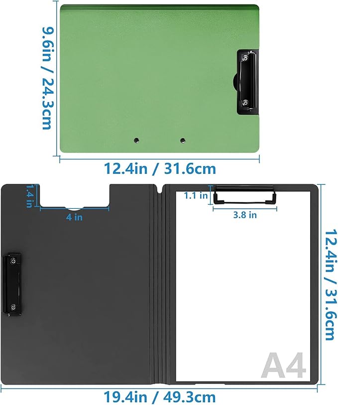 10 Pack Foldable Clipboards, A4 Clipboard Folder, Office Clipboard Folder - Image 8
