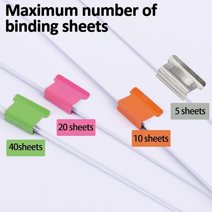 2 Pcs Portable Handheld Paper Clam Clip Dispenser - Image 4