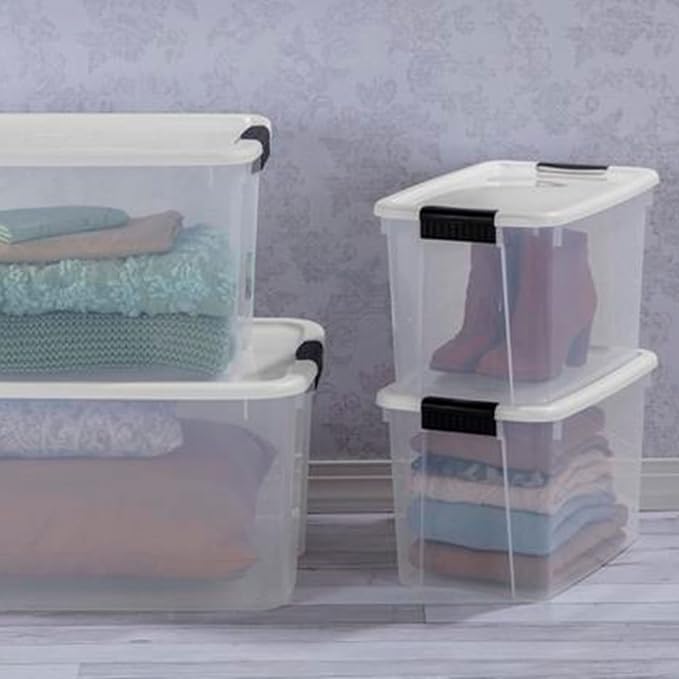 Sterilite 12-Pack 30 Quart Ultra Latch Box, and Closet - Image 6