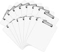 Dry Erase Clipboards, HERKKA 15 Pack Hardboard Office Whiteboard Clipboards Low by HERKKA