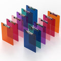 Plastic A5 Clipboards, Size 6" x 9" by Macroclo