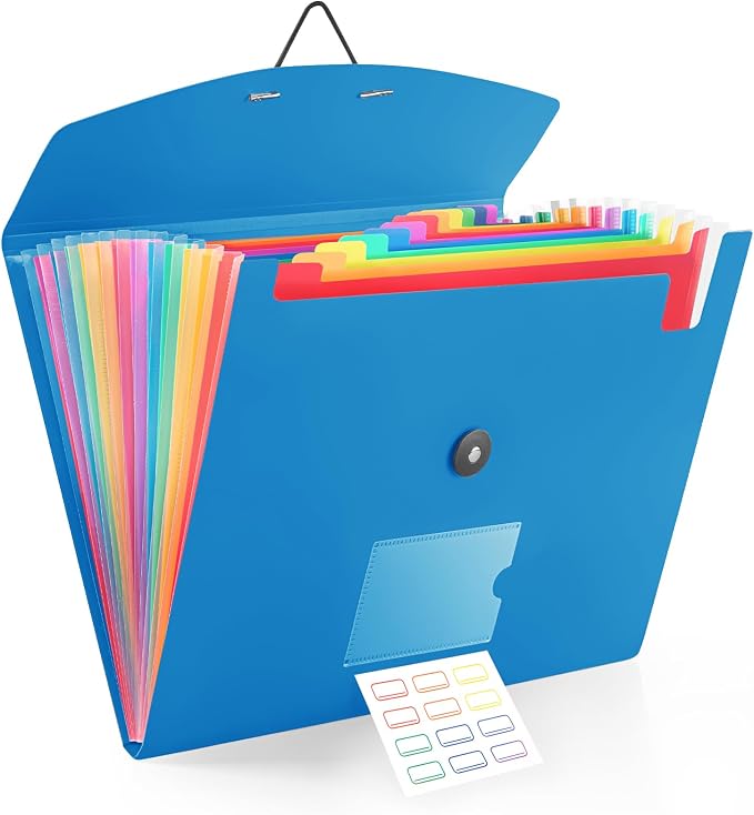 13 Pocket Accordion File Organizer by RIEJIN