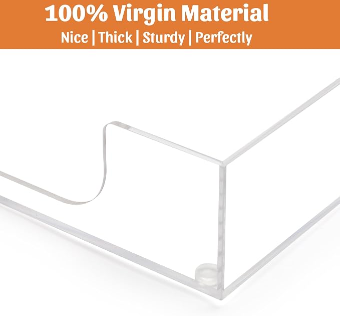 Letter-Size Tray Desk Letter Tray Paper Tray, Sturdy Heavy-Duty Plastic Printer - Image 7
