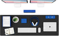K KNODEL Large Office Leather Desk Mat, Mouse and Keyboard Pad, Computer and by K+KNODEL
