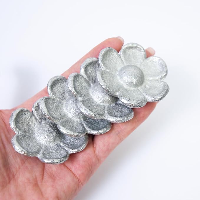 Pattern Weights 4Pcs Flower Shaped Iron Fabric Sewing Weight Paperweight - Image 5