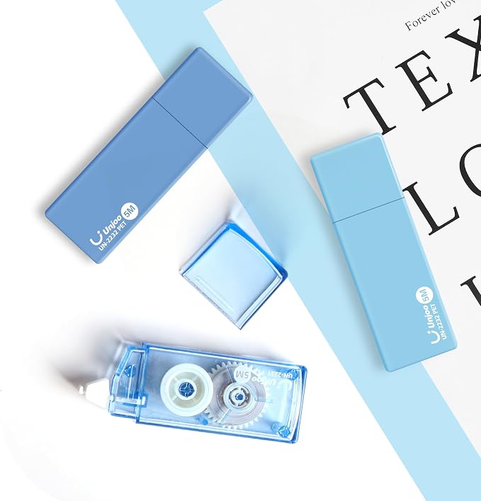 Unjoo Mini White Correction Tape Set | Aesthetic Cute Correction Tape, - Image 7