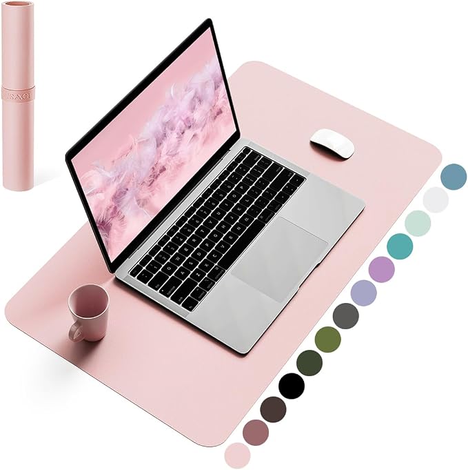 YSAGi Non-Slip Leather Desk Pad, Waterproof Laptop Computer Desk Keyboard Mat by YSAGi