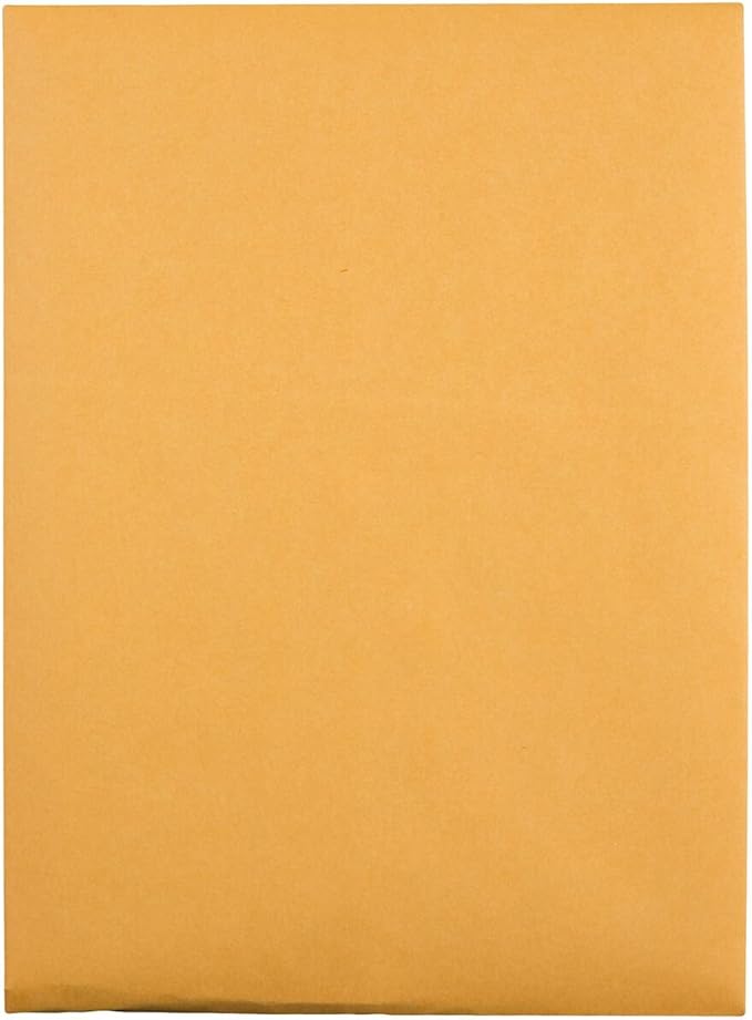Quality Park Gummed Kraft Clasp Envelopes, 7.5 x 10.5, Box of 100, Light Brown - Image 3