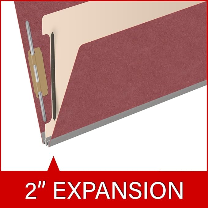 Ecom Folders Top Tab Pressboard Classification Folders | Legal Size 25 Pt Stock - Image 7