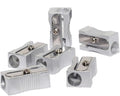 Dual Pencil Sharpener Pocket Aluminium Alloy Metal 1-Hole Steel Blade by WEKOIL
