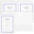 Kolldenn 50 Pack Income Tax Return Folders by Unknown
