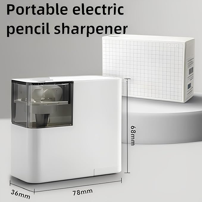 Electric Pencil Sharpener with Battery, Battery Powered, - Image 7