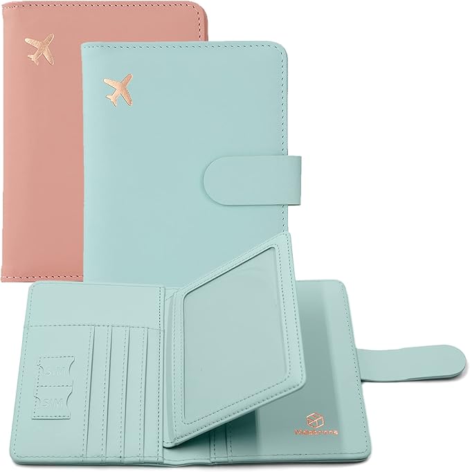Melsbrinna Passport Holder, Passport Holder Card Slots, Cute Passport cover by Melsbrinna