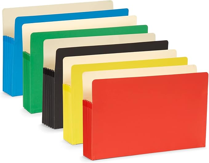Blue Summit Expandable Legal File Folders by BlueSummitSupplies