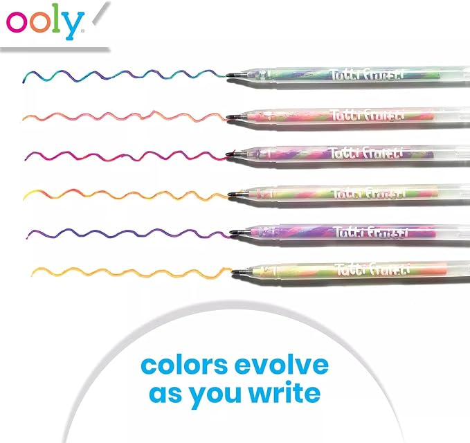 Ooly Scented Tutti Fruitti Color Changing Gel Pens Set of 6-1.00mm NIB - Image 4