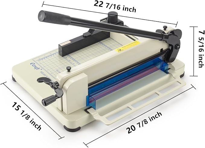 Ecraft Heavy Duty 12" Guillotine Paper Cutter - Image 2