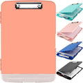 SFLHHDM Plastic Clipboard with Storage, High Capacity Clip Boards 8.5x11 with by SFLHHDM