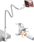 SAIJI Gooseneck Phone Stand for Bed, Lazy Bracket Cell Phone Holder Long Arm by SAIJI