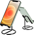 ROPOSY Cell Phone Stand for Desk, Cute Metal Black Cell Phone Stand Holder Desk by ROPOSY