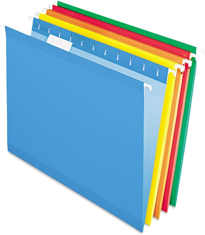 Pendaflex Reinforced Hanging File Folders, Letter Size, 1/5 Cut by TOPSProducts