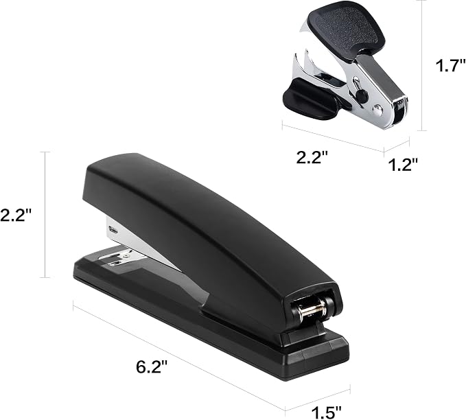 Deli Stapler, Desktop Stapler, 2 Pack, Office Staplers, 25 Sheet Capacity - Image 3