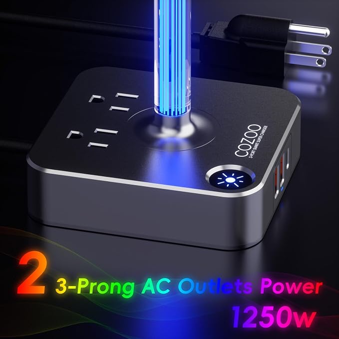 cozoo Gifts for Gamer Men All-in-One RGB Headset Stand & Charging Station | 3 - Image 4