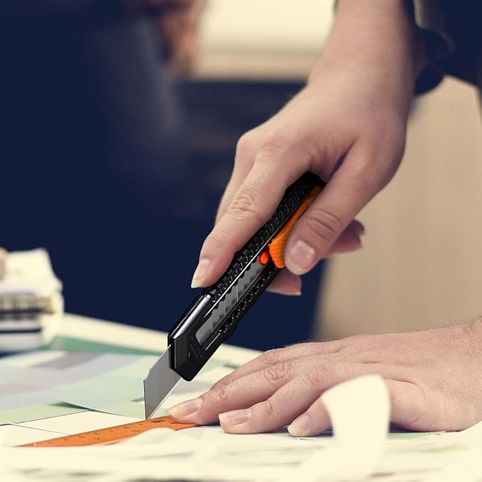 REXBETI Utility Knife, Retractable Box Cutter - Image 4