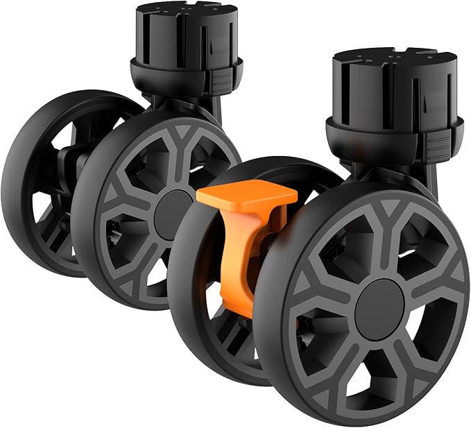 FELICON SELORSS Heavy Duty Rotation Swivel Wheels-Black-2PCS | 360°Rotate Wheel by FELICON