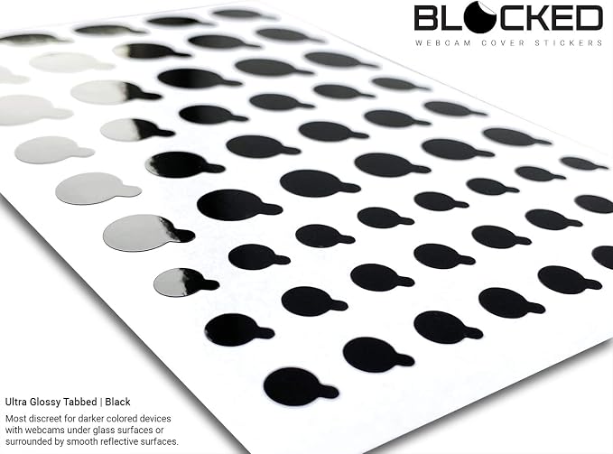 The Original Vinyl Webcam Cover Stickers | Restickable & Stackable Privacy - Image 4