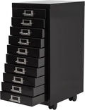 File Cabinet Mini 10 Tier Metal File Organizer Document Organizer by Unknown